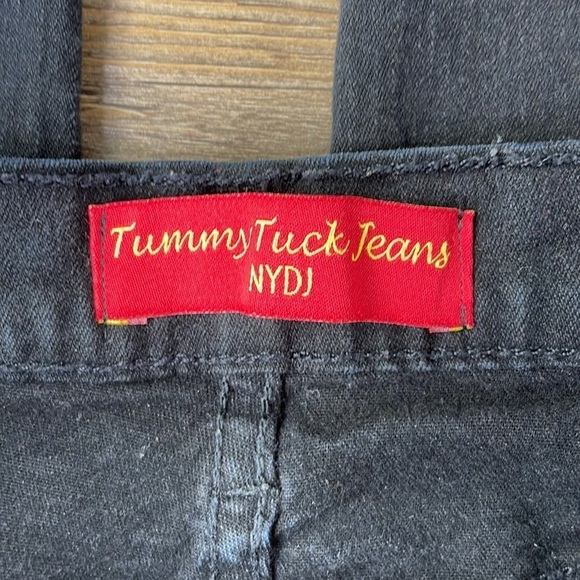 NYDJ Jeans, Tummy Tuck Jeans, Black High Rise, size 30 - Picture 2 of 11